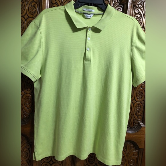 ☘️ CALVIN KLEIN - Liquid Cotten POLO Shirt - Picture 5 of 10